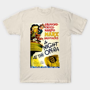 Classic Comedy Movie Poster - A Night at the Opera T-Shirt